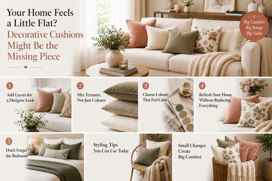Your Home Feels a Little Flat? Decorative Cushions Might Be the Missing Piece