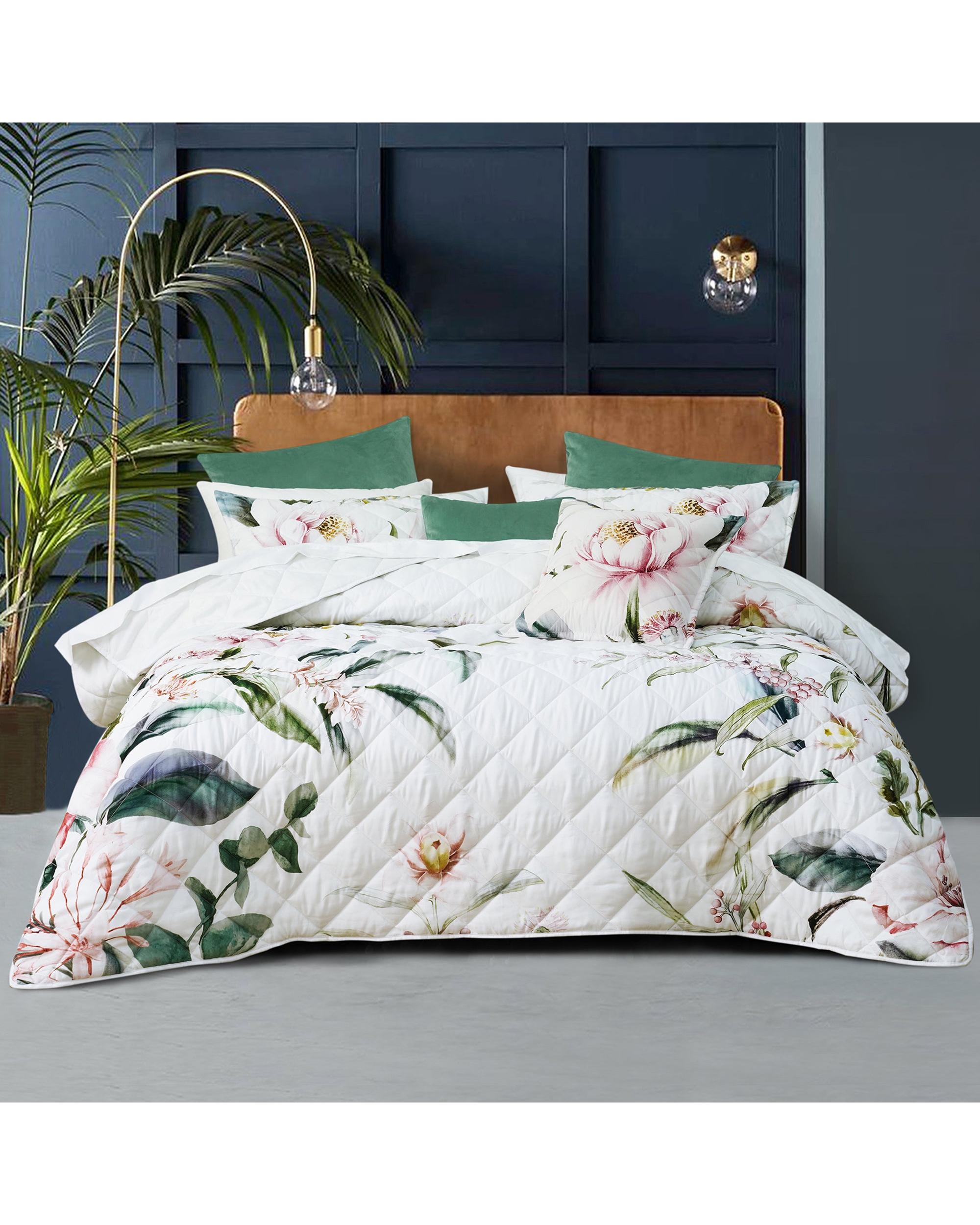 Bianca Bedding Indi White Polyester Coverlet Set Big Bedding Australia