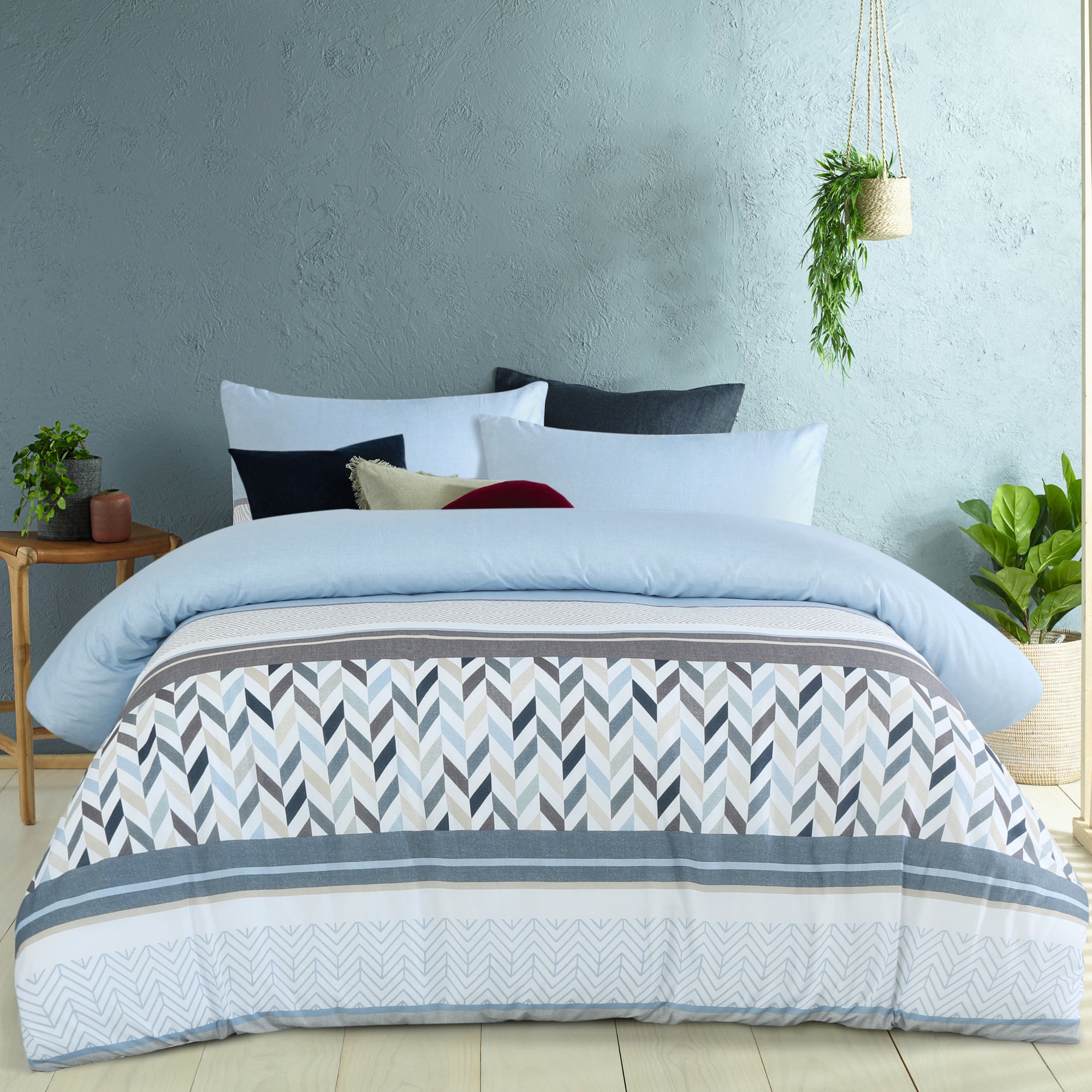 The Big Sleep Joel Microfibre Quilt Cover Sets Big Bedding Australia