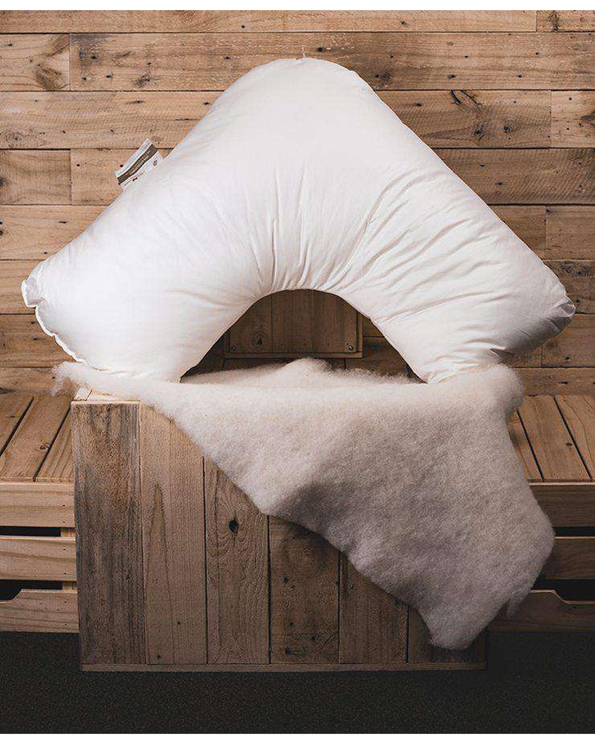 Aussie Wool Comfort 100 Wool TRI Pillow Big Bedding Australia