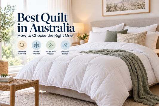 Best quilt in Australia – guide to choosing summer, winter and all-seasons quilts.