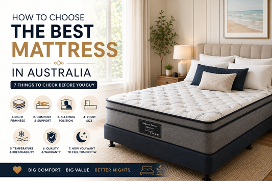 How to Choose the Best Mattress in Australia: 7 Things to Check Before You Bu