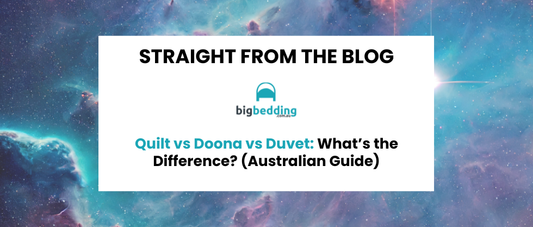 Quilt vs Doona vs Duvet