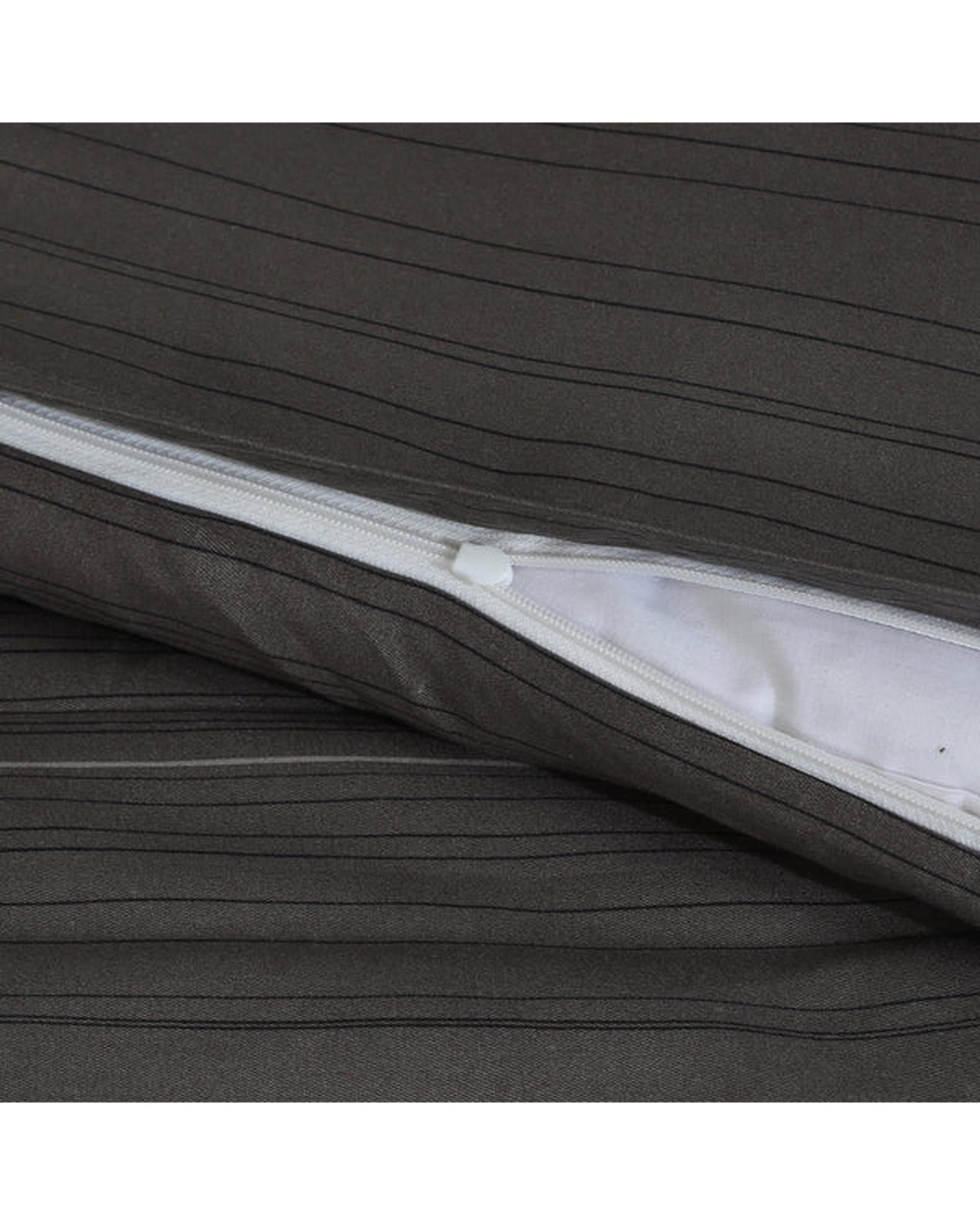 Amsons Quilt Cover Set with Extra Standard Pillow Covers - Stripes