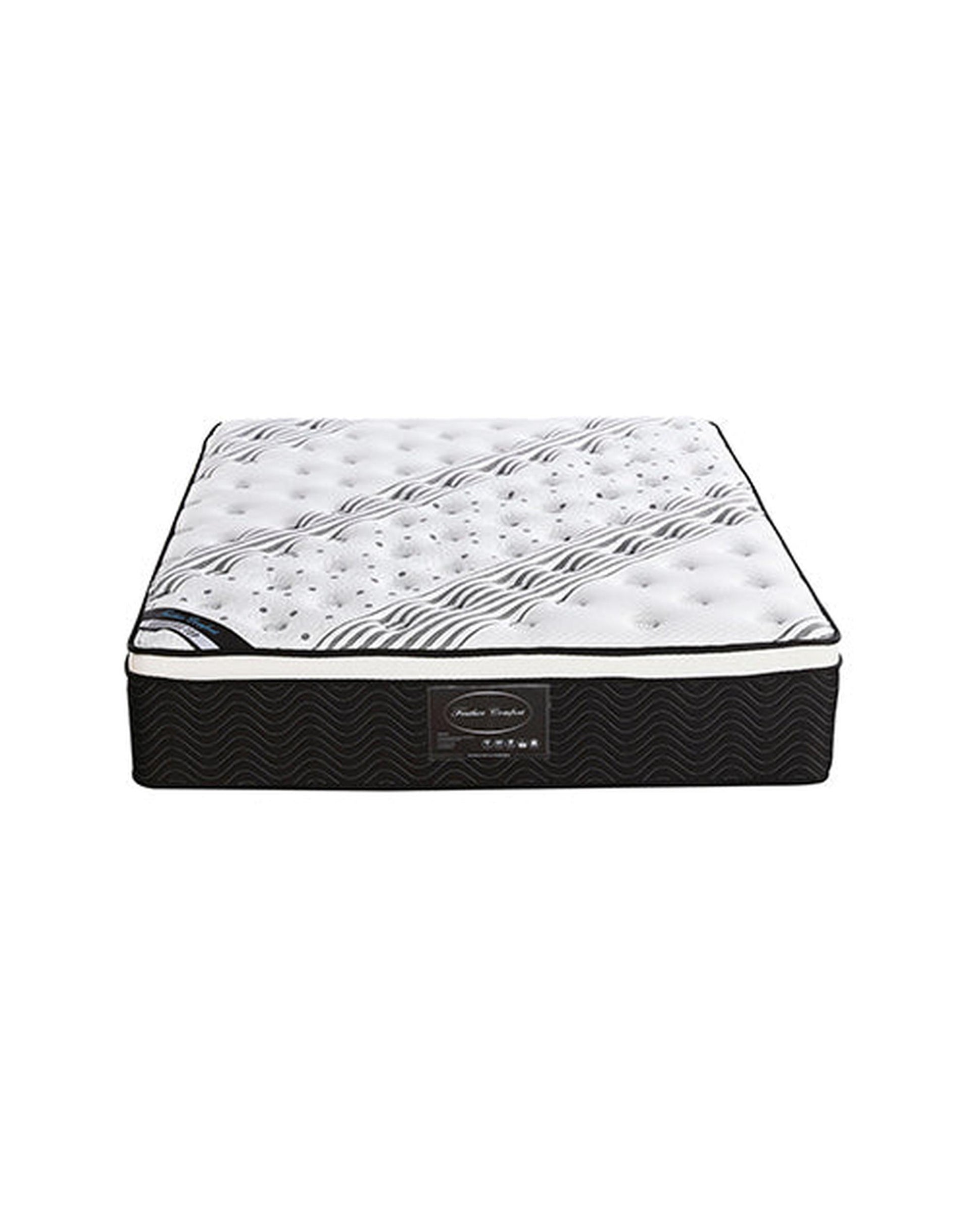 Exclusive Latex Euro Top Individual Pocket Spring Medium Firm 33cm Thick Queen Mattress Feather Comfort