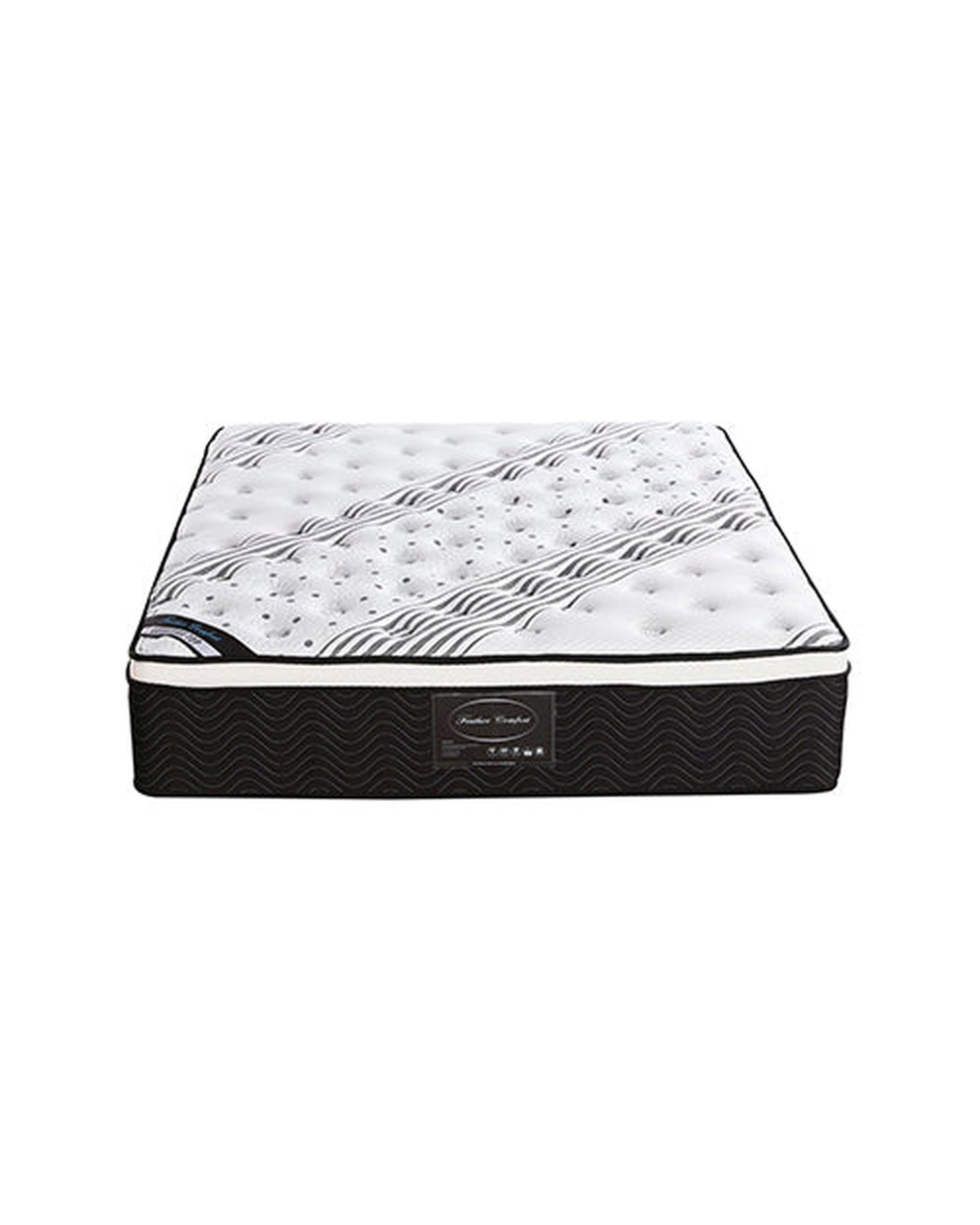 Exclusive Latex Euro Top Individual Pocket Spring Medium Firm 33cm Thick Queen Mattress Feather Comfort