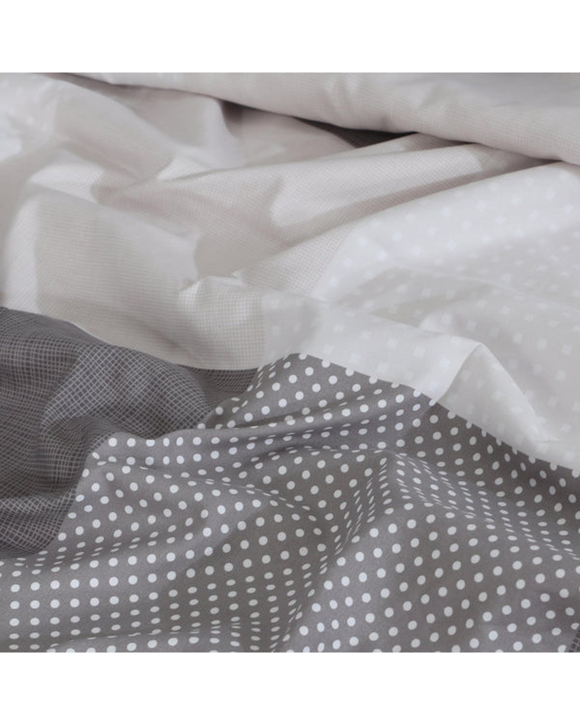 Amsons Quilt Cover Set - Grey Check