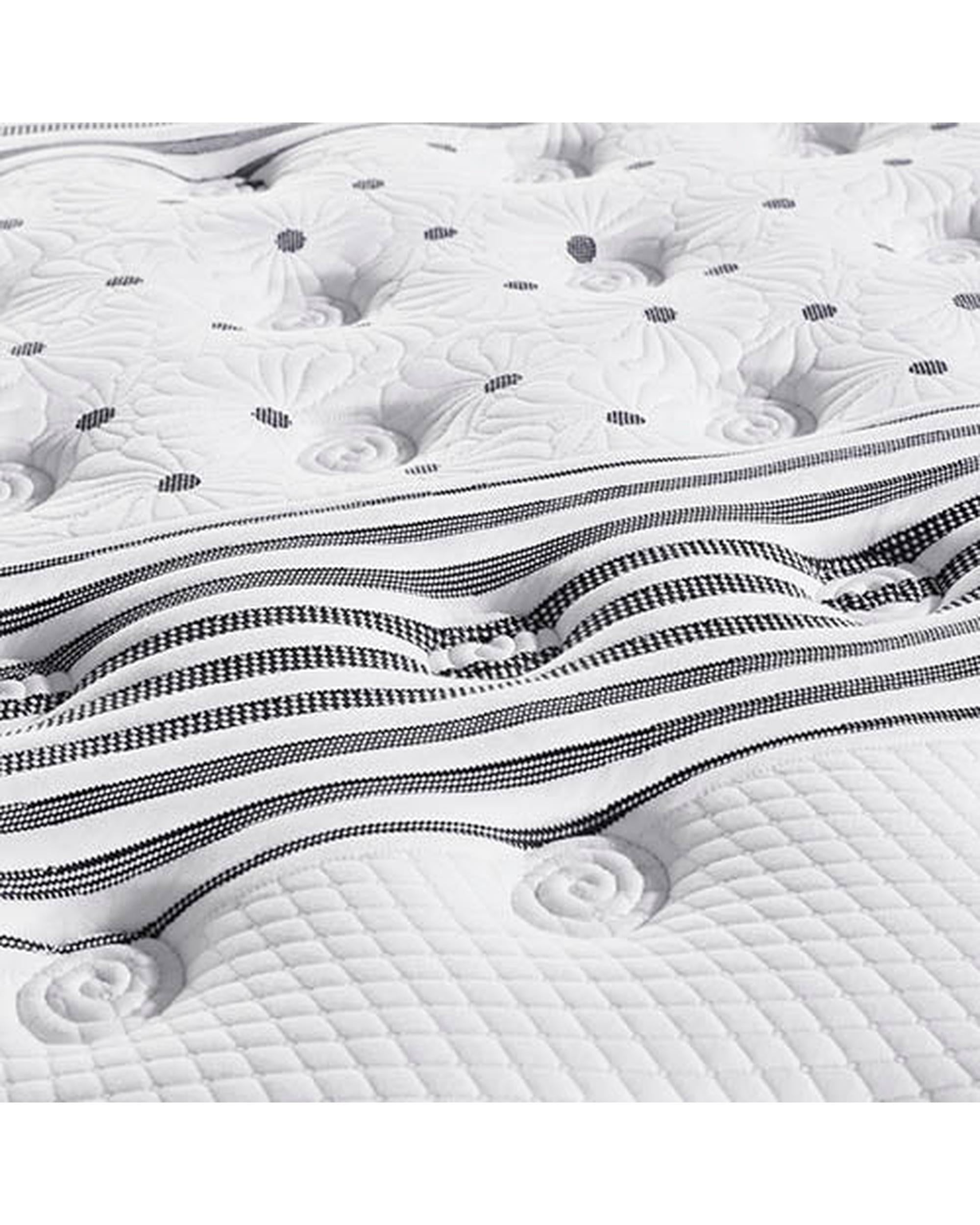 Exclusive Latex Euro Top Individual Pocket Spring Medium Firm 33cm Thick Queen Mattress Feather Comfort