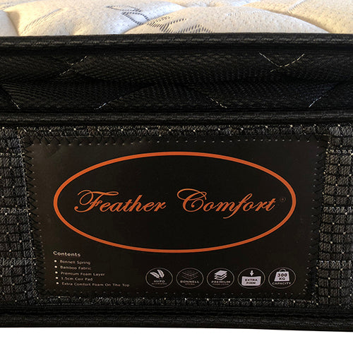 Premium Quality Spring Millenium Bonnel Mattress Feather Comfort