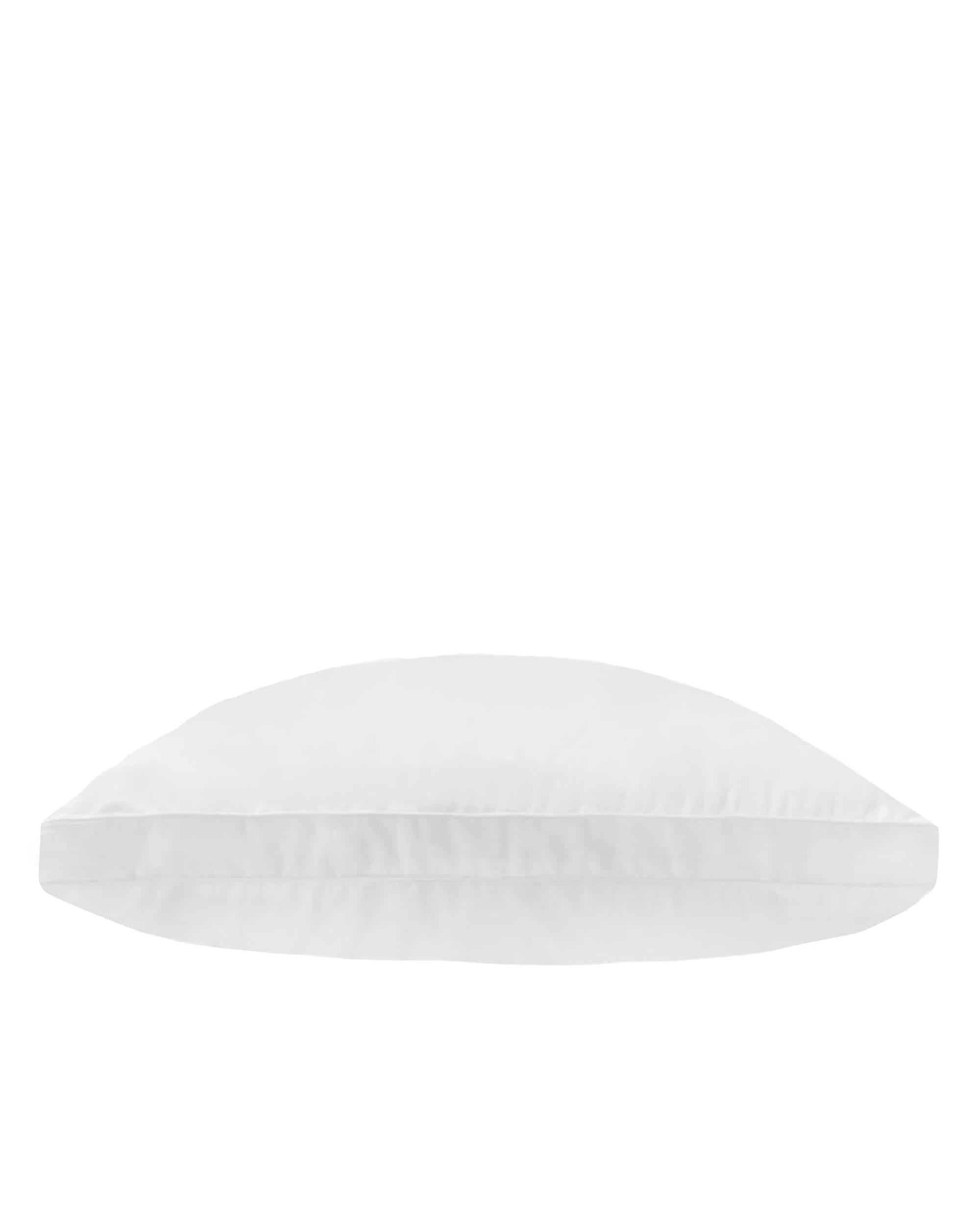 Royal Comfort Luxury Bamboo Blend Gusset Pillow Twin Pack 4cm Gusset Support Royal Comfort