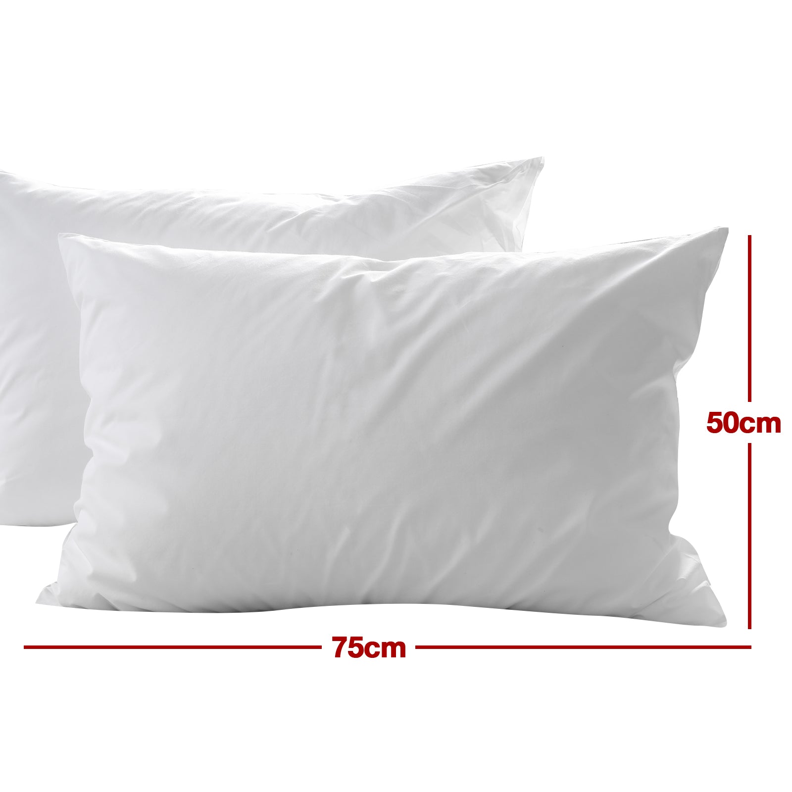 Copy of Casa Decor 50% Duck Feather 50% Down Pillow Cotton Cover 1000GSM Single Pack Casa Decor