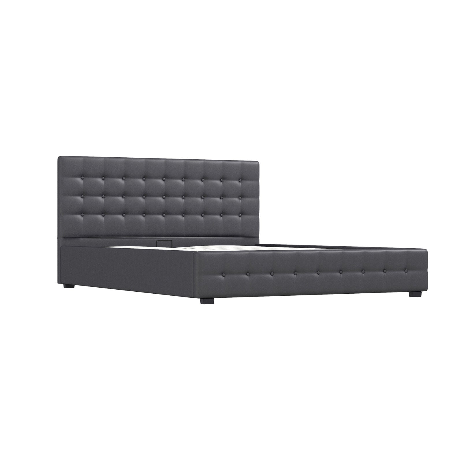Milano Decor Eden Gas Lift Bed - Dark Grey Milano Decor