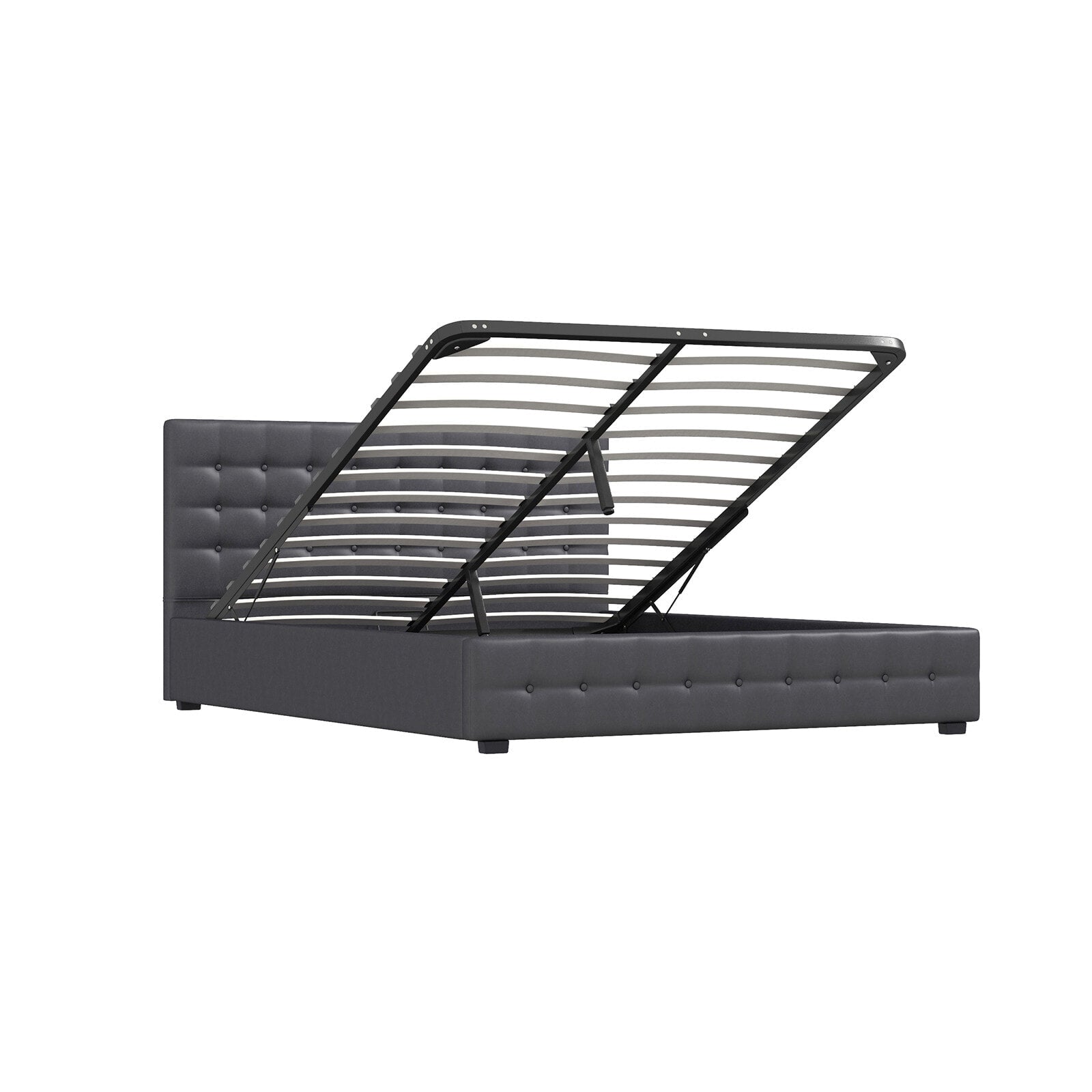 Milano Decor Eden Gas Lift Bed - Dark Grey Milano Decor