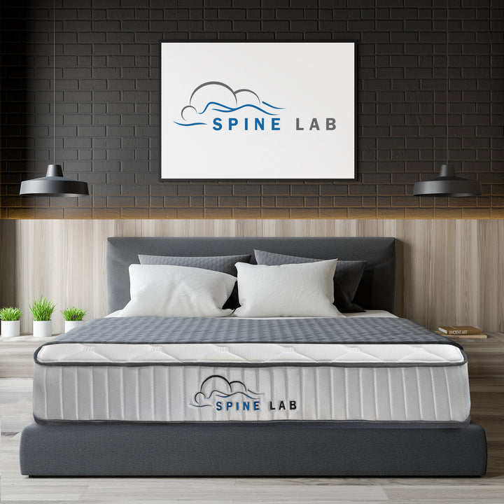 Spine-Lab Mattress 5 Zone 21cm Medium Firm Foam Bonnell Spring Milano Decor