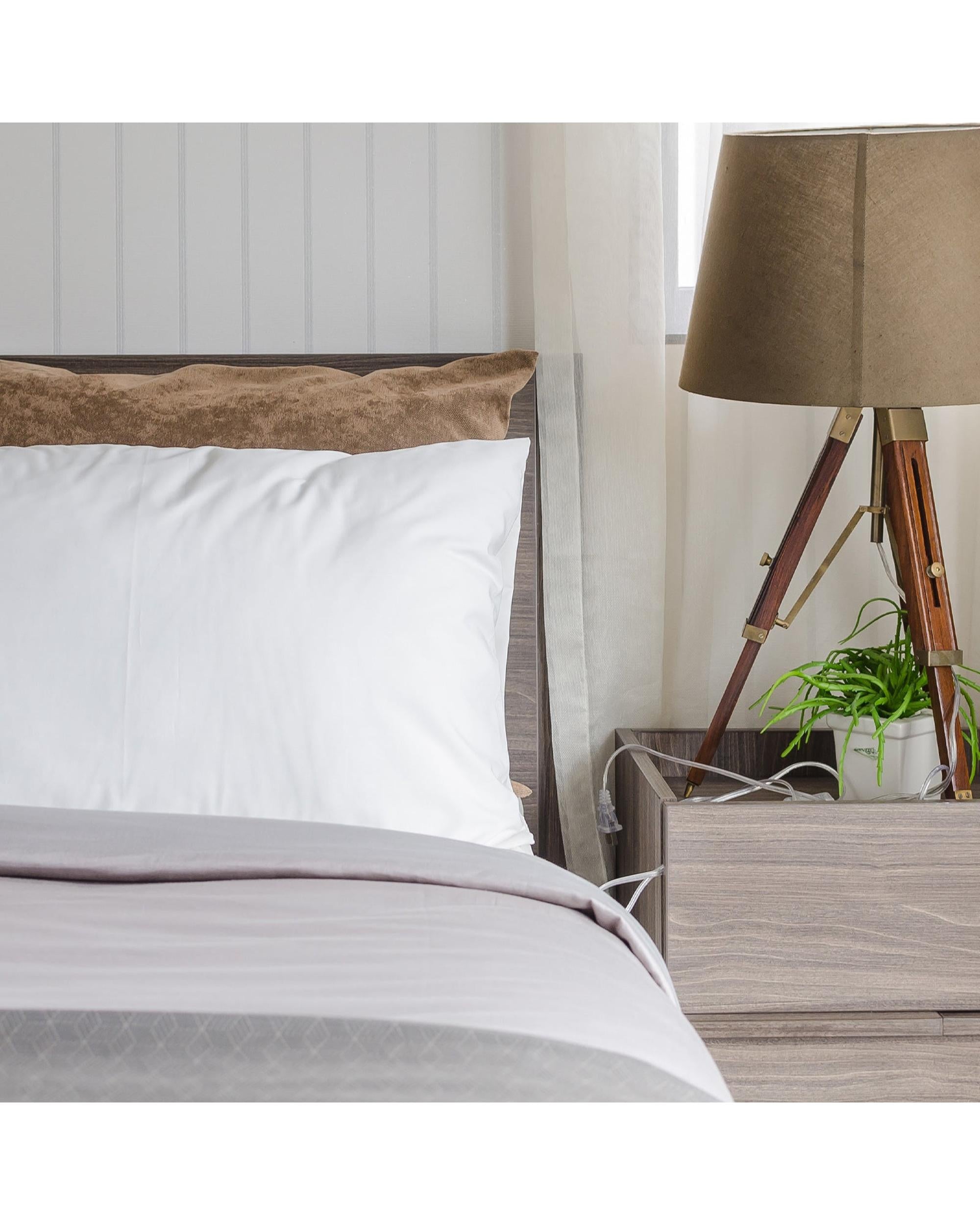 Royal Comfort Tencel Blend Pillow Twin Pack Eco Friendly Breathable Ultra Soft Royal Comfort