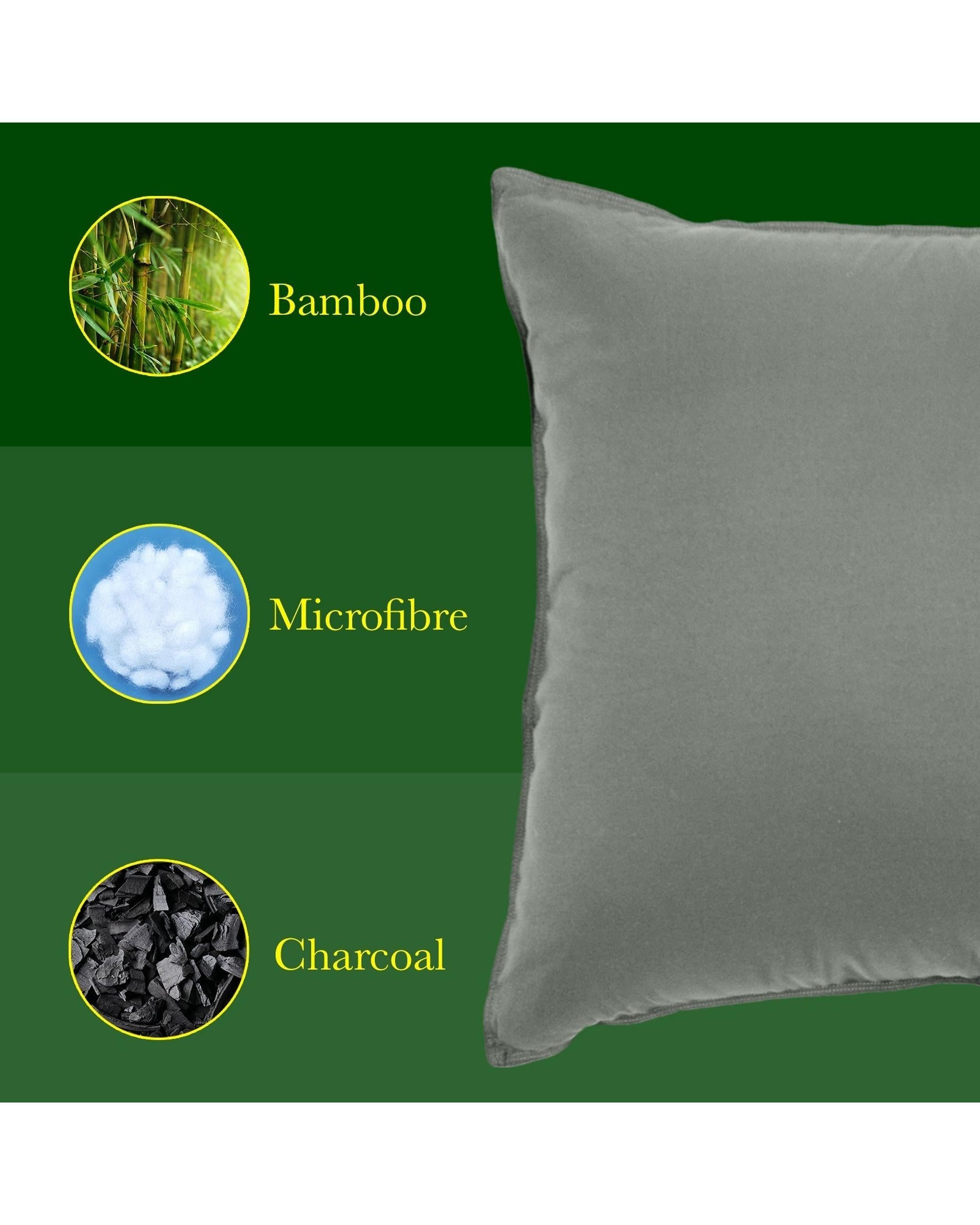 Royal Comfort Bamboo Pillow Hotel Quality Luxury Twin Pack Royal Comfort