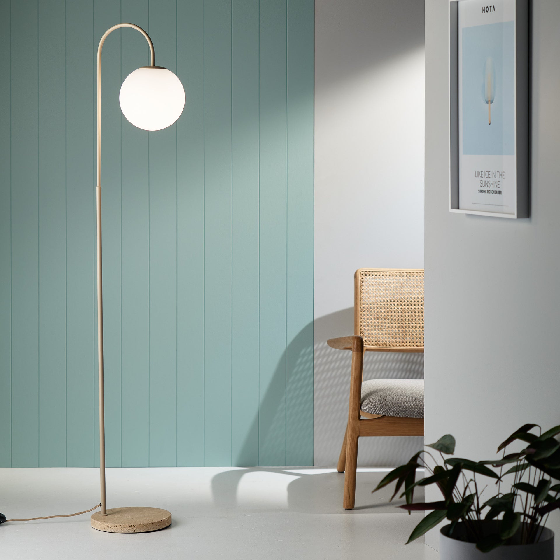 Mayfield Lighting MINTU FLOOR LAMP - TAUPE Mayfield Lighting
