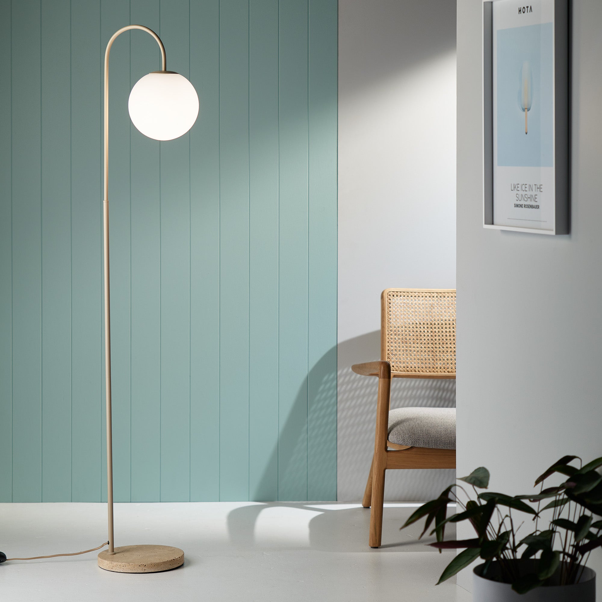 Mayfield Lighting MINTU FLOOR LAMP - TAUPE Mayfield Lighting