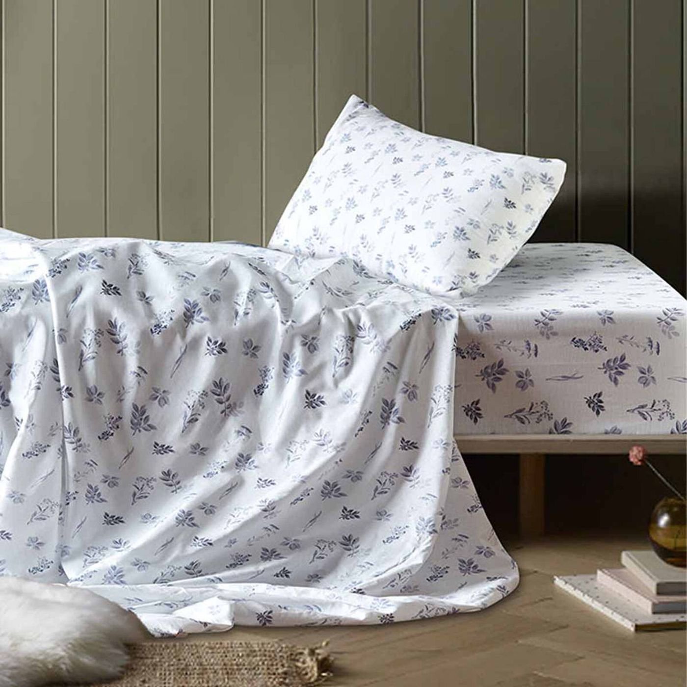 Happy Kids Woodland White Cotton Sheet Set