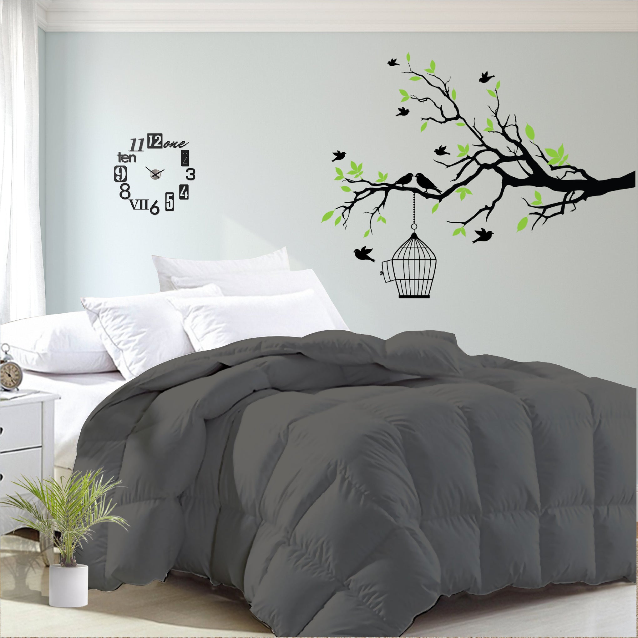 Luxor Australian Made Summer Grey 200GSM Bamboo Blend Quilt