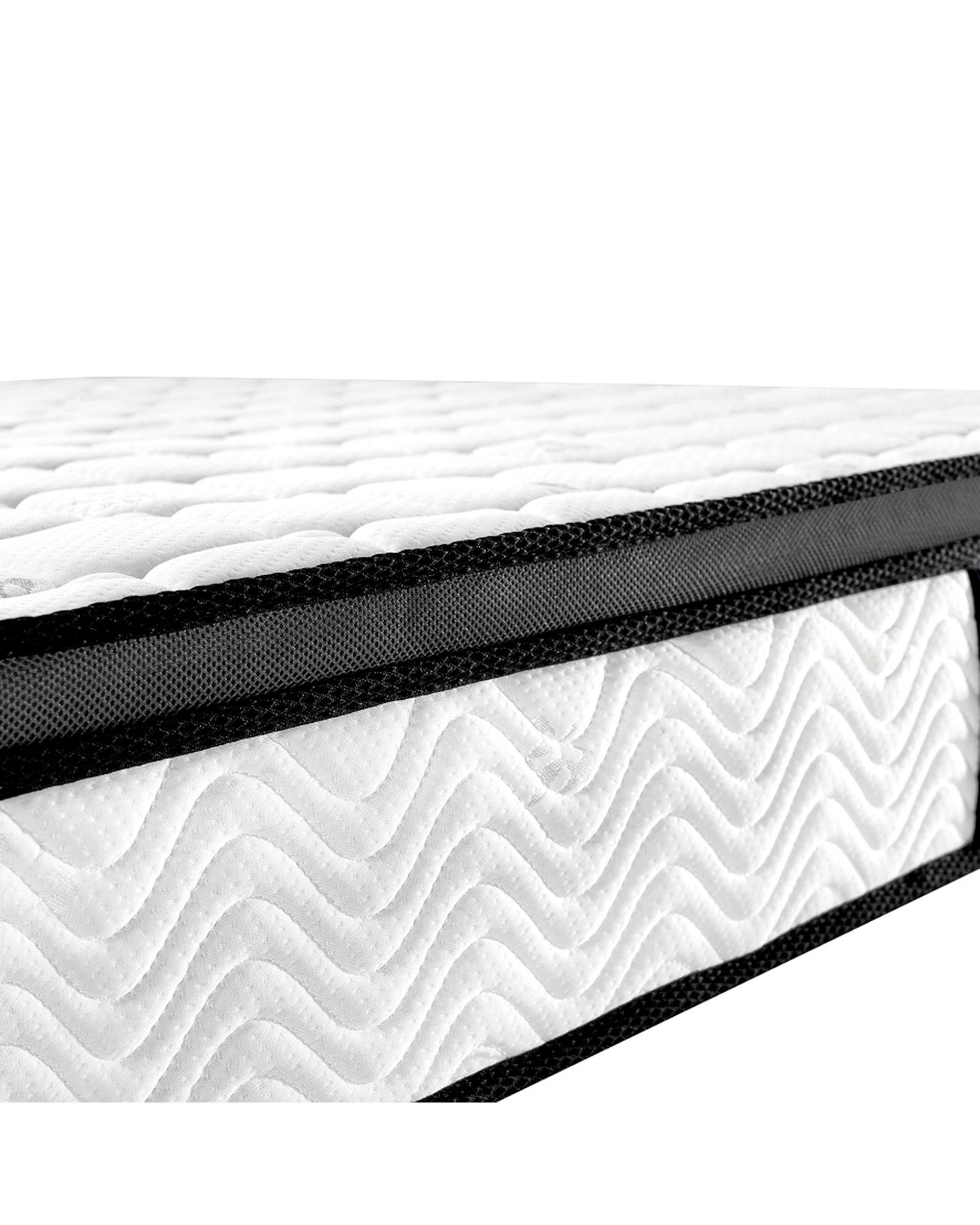 Ergopedic Mattress 5 Zone Latex Pocket Spring Mattress In A Box 30cm Royal Comfort