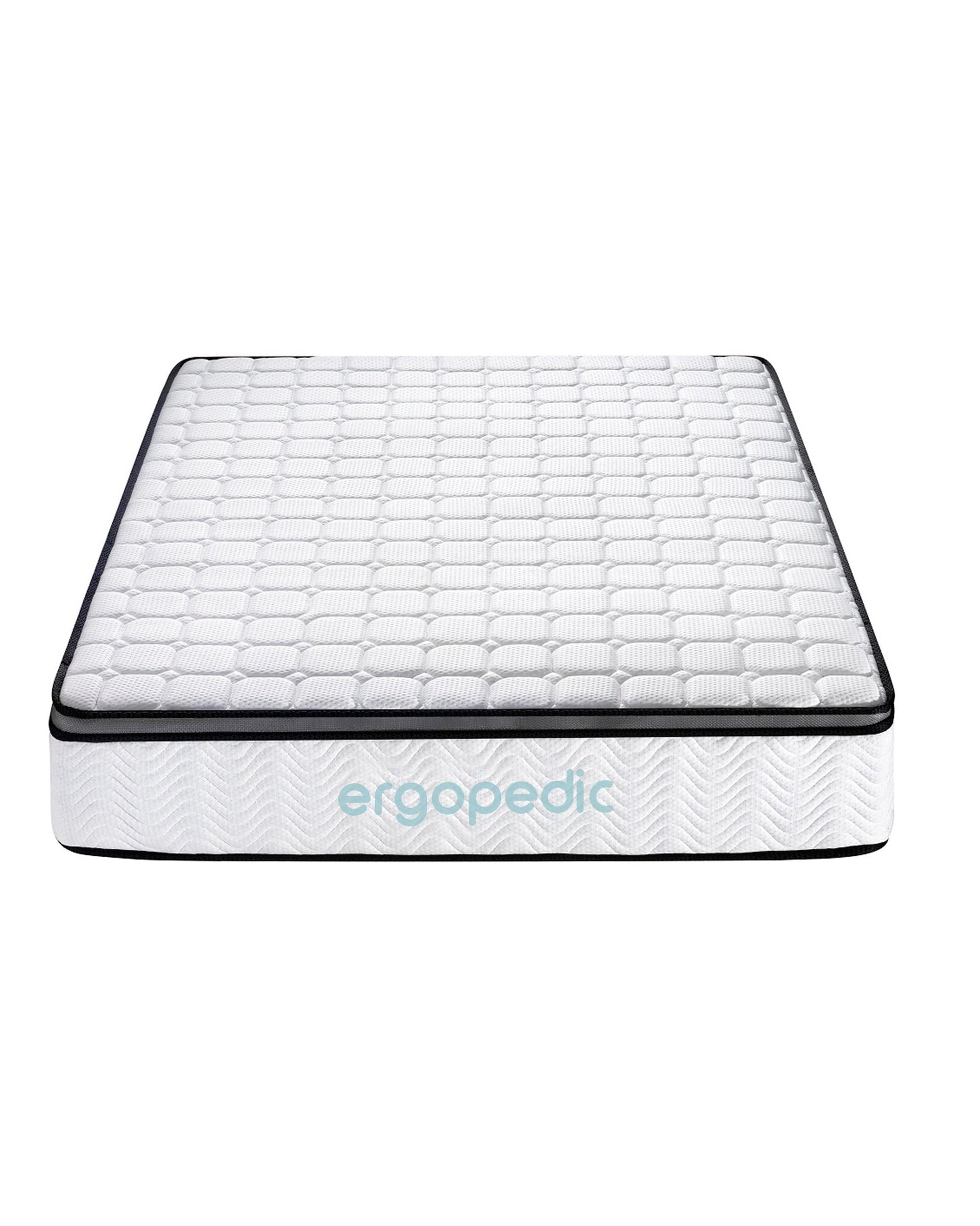 Ergopedic Mattress 5 Zone Latex Pocket Spring Mattress In A Box 30cm Royal Comfort