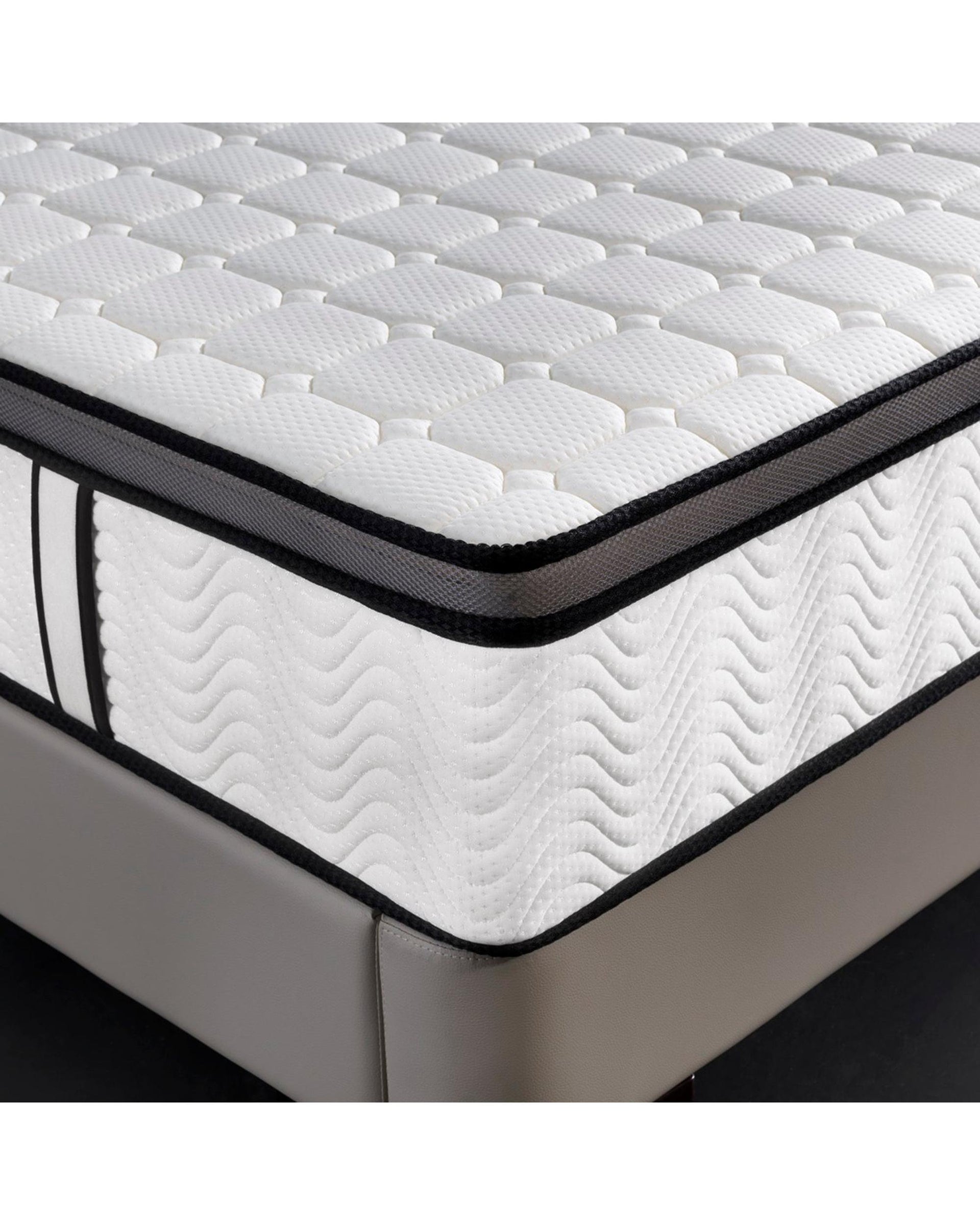 Ergopedic Mattress 5 Zone Latex Pocket Spring Mattress In A Box 30cm Royal Comfort