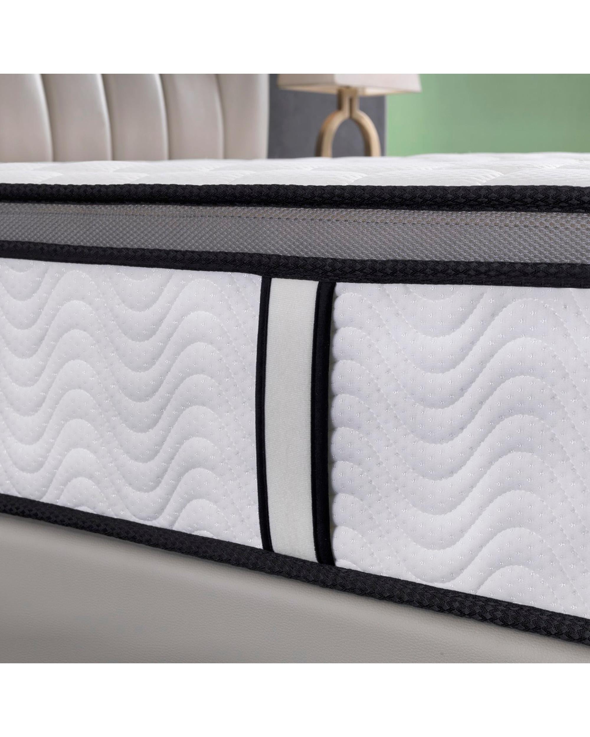 Ergopedic Mattress 5 Zone Latex Pocket Spring Mattress In A Box 30cm Royal Comfort