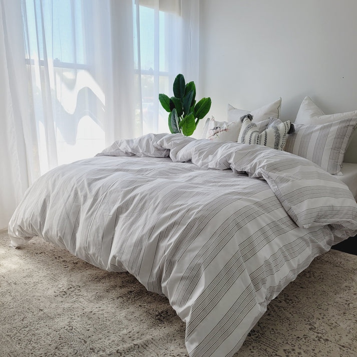 Amsons Pure Cotton Quilt Cover Set -  Kaira Amsons