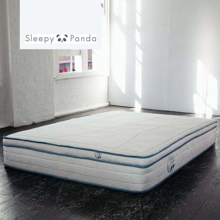 Sleepy Panda Mattress 5 Zone Pocket Spring EuroTop Medium Firm 30cm Thickness Sleepy Panda