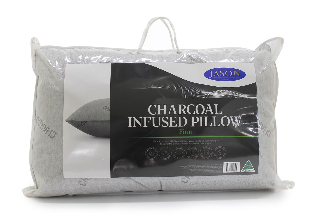 Jason Bedding Charcoal Pillow