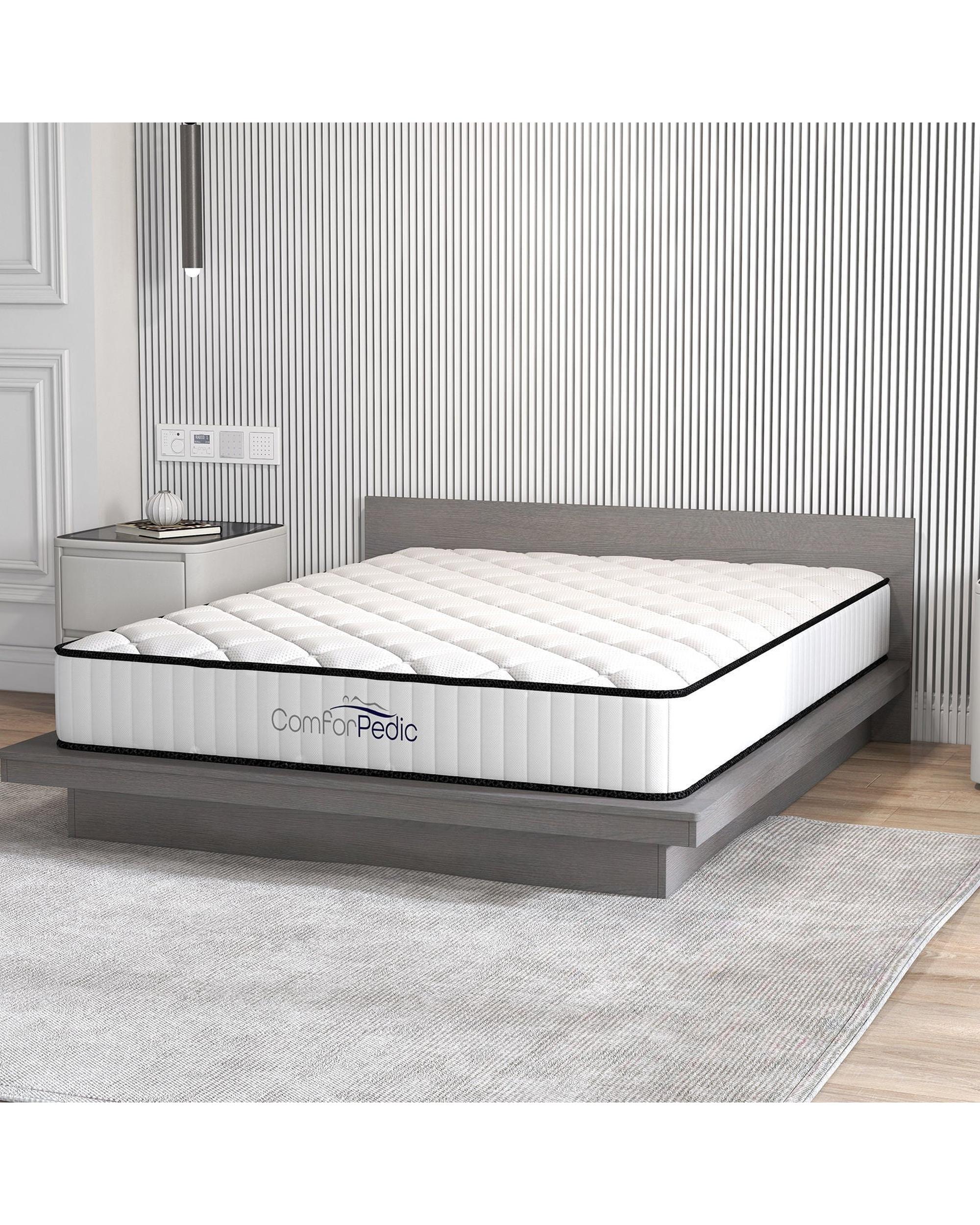 Comforpedic Mattress 5 Zone Medium Support Foam Bonnell Spring 21CM Royal Comfort