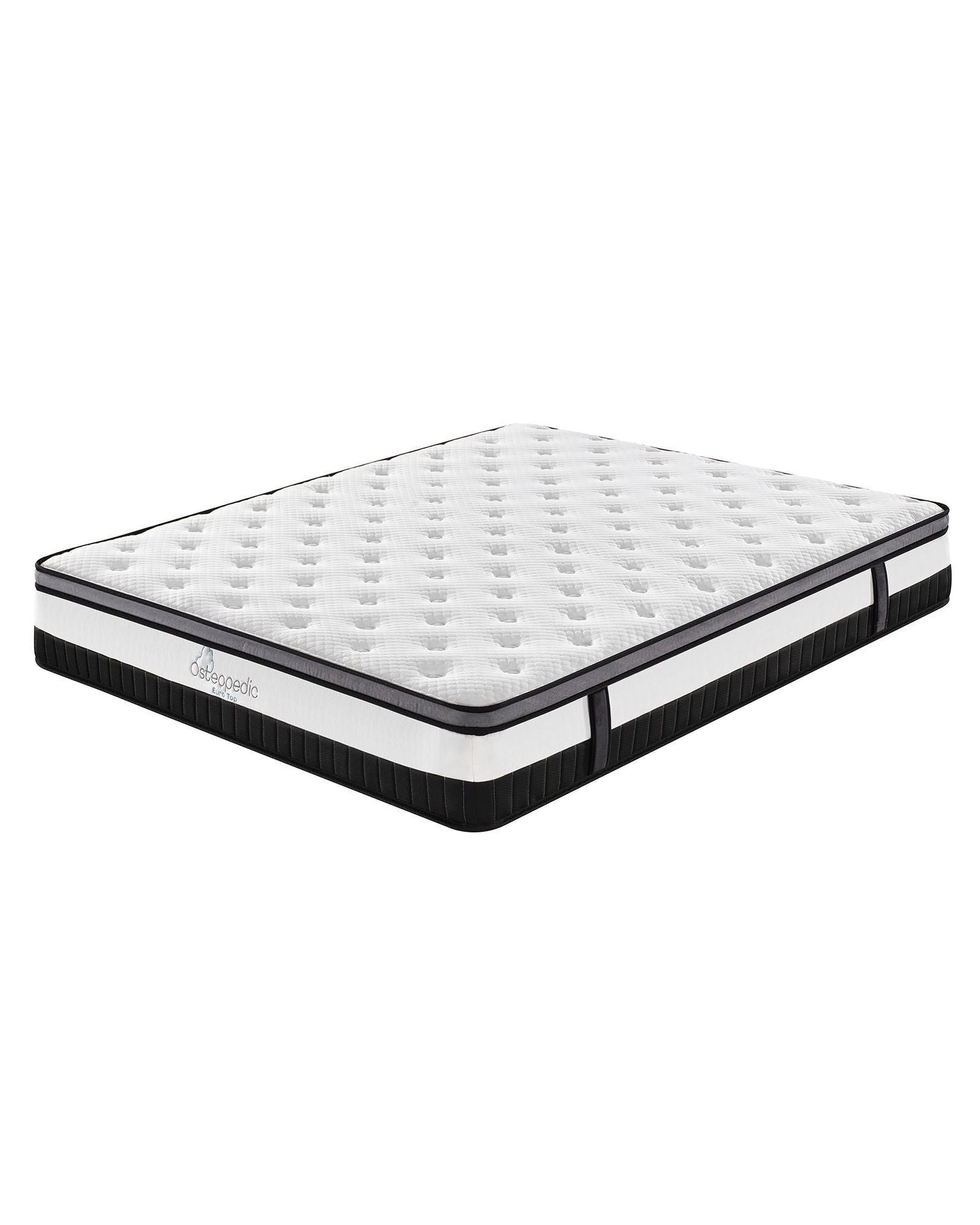 Osteopedic Euro Top Mattress Pocket Spring Medium EuroTop Hybrid Design Bed Royal Comfort