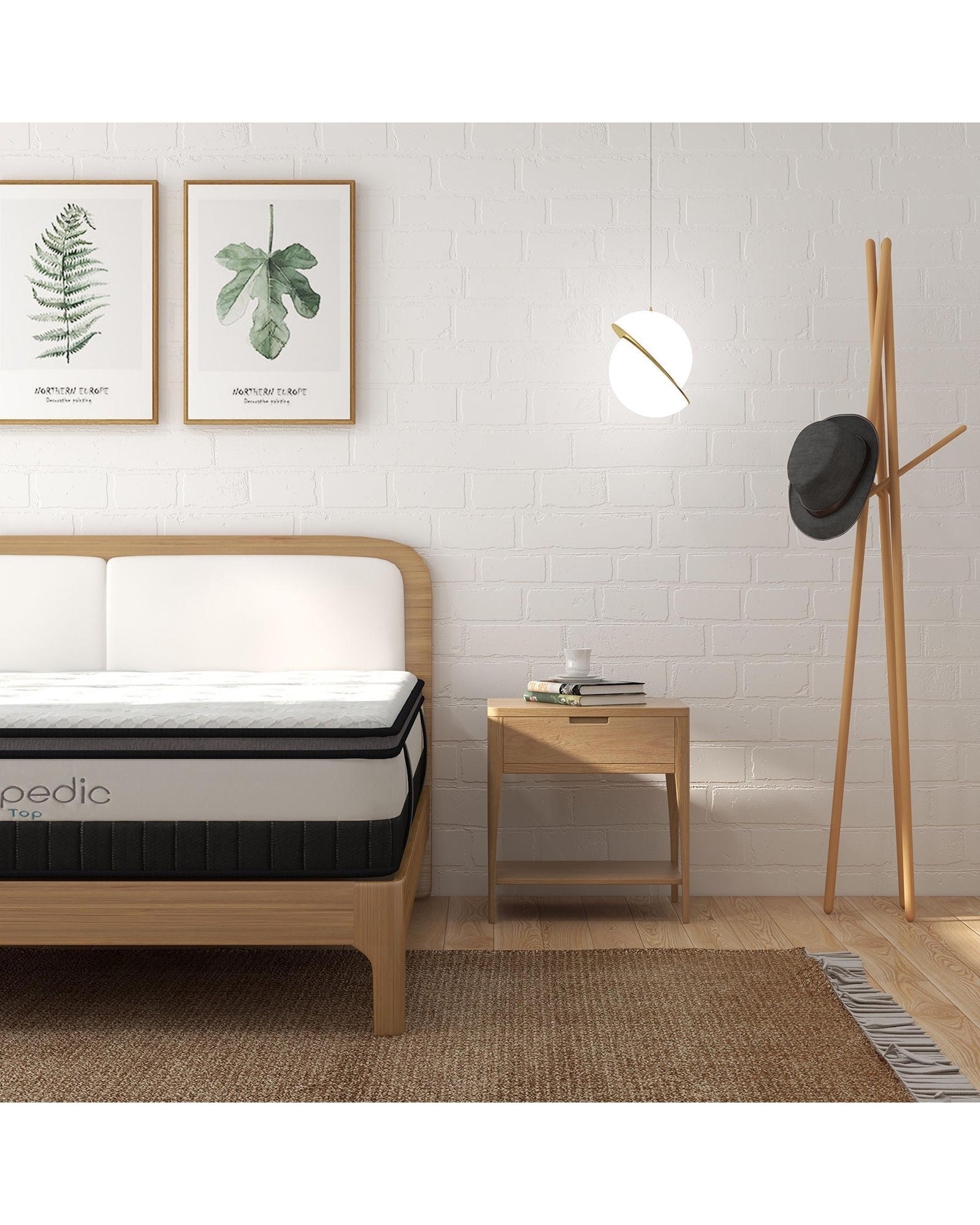 Osteopedic Euro Top Mattress Pocket Spring Medium EuroTop Hybrid Design Bed Royal Comfort