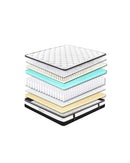 Osteopedic Euro Top Mattress Pocket Spring Medium EuroTop Hybrid Design Bed Royal Comfort