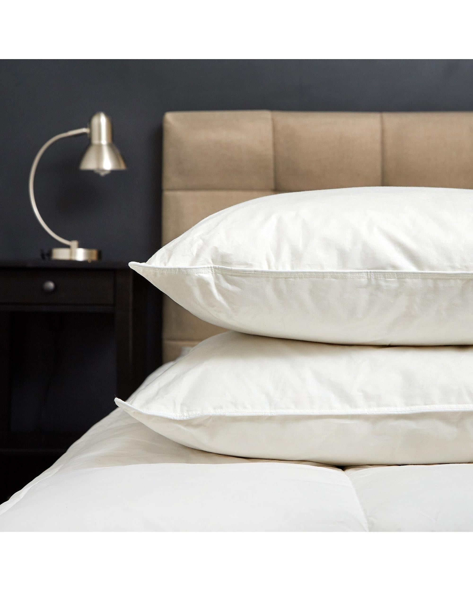 Royal Comfort Goose Feather And Down Quilt + Twin Pack 1000GSM Goose Pillows Royal Comfort