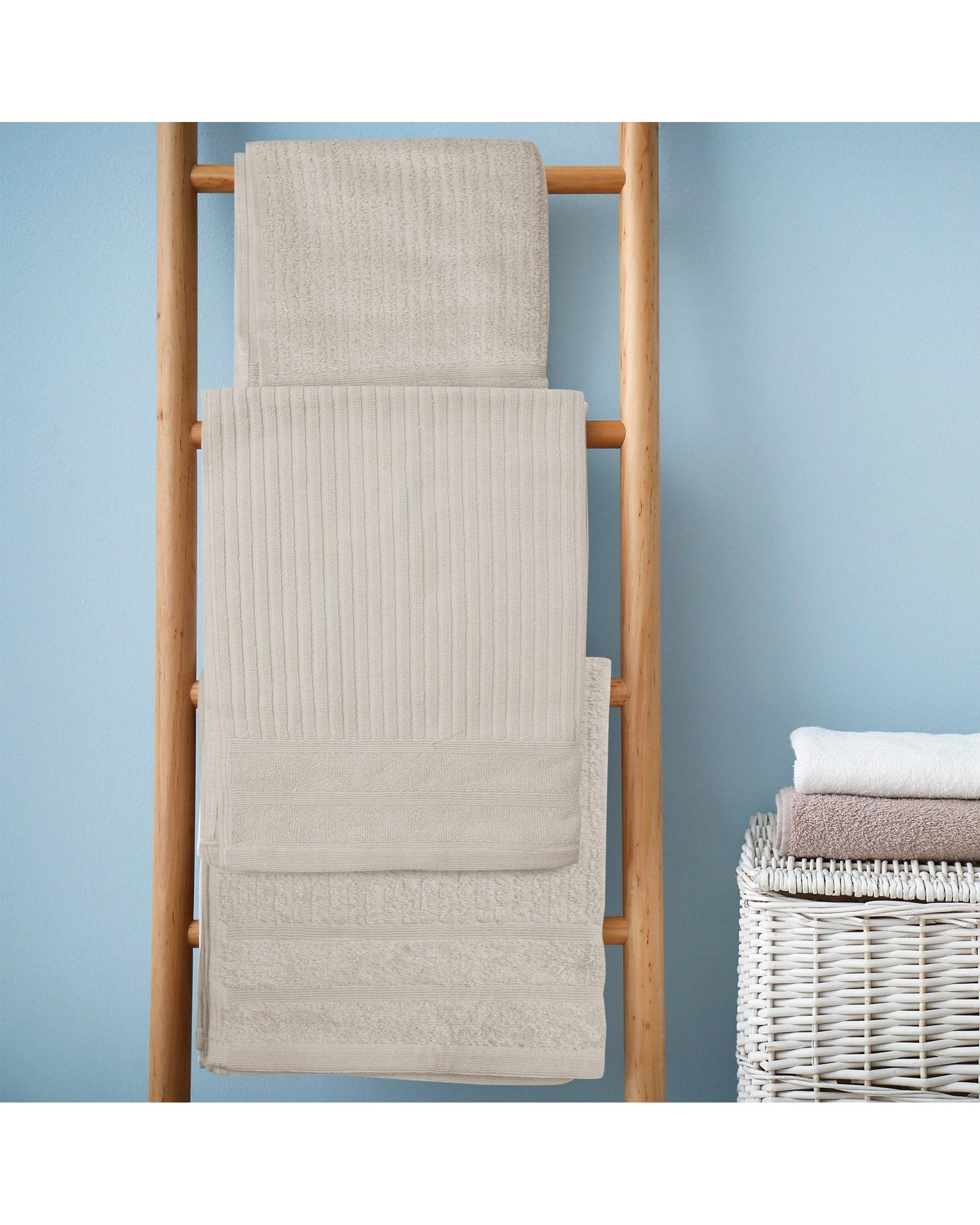 Royal Comfort Eden Cotton 600GSM Luxury Bath Towels Set - 8 PEICE SET - BEIGE Royal Comfort