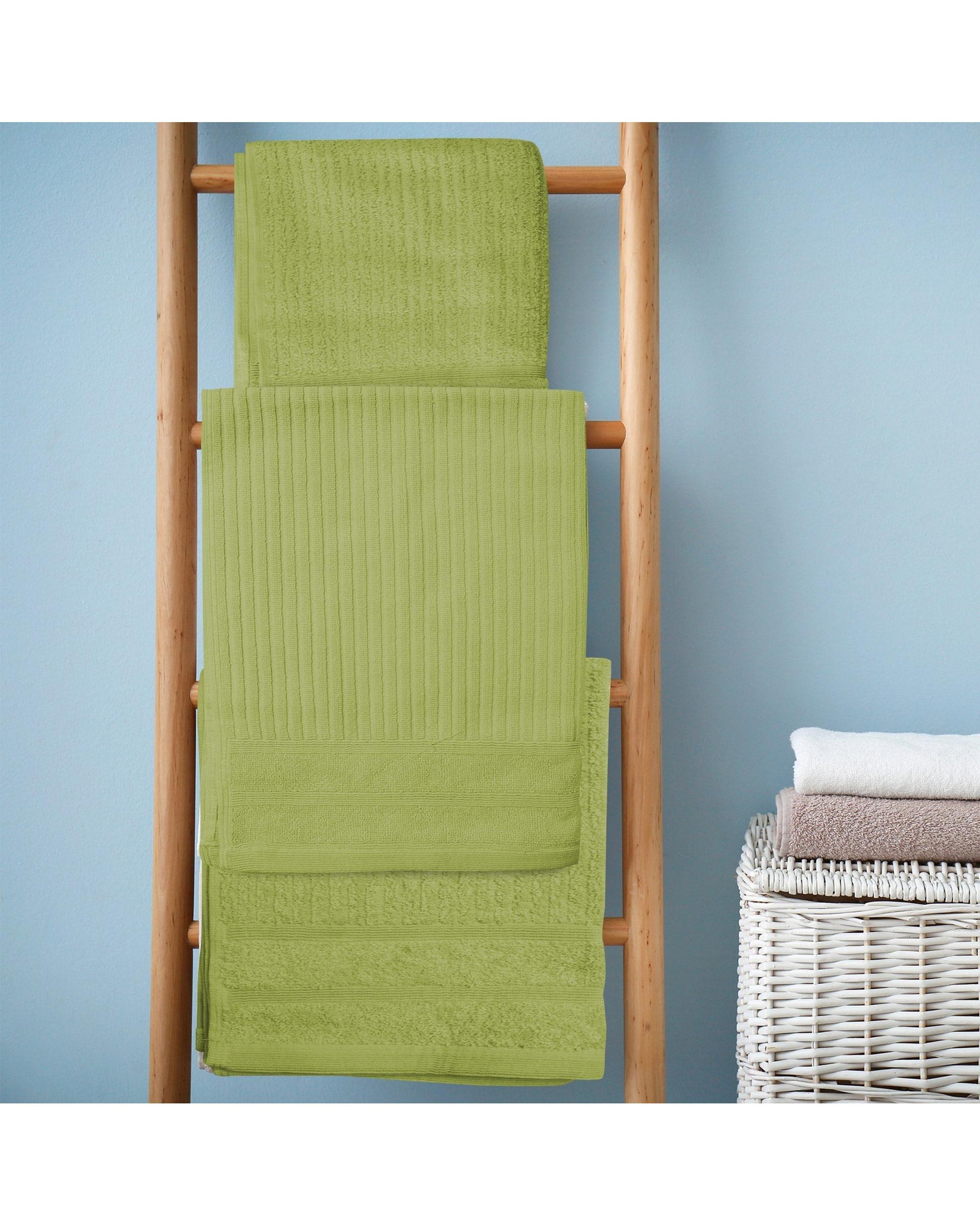 Royal Comfort Eden Cotton 600GSM Luxury Bath Towels Set - 8 PEICE SET - SPEARMINT Royal Comfort