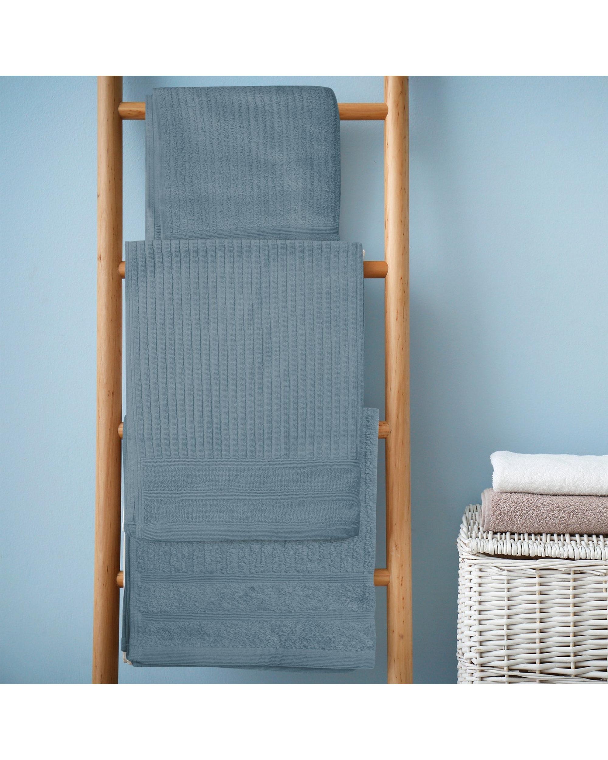 Royal Comfort Eden Cotton 600GSM Luxury Bath Towels Set - 8 PEICE SET - TURQUOISE Royal Comfort