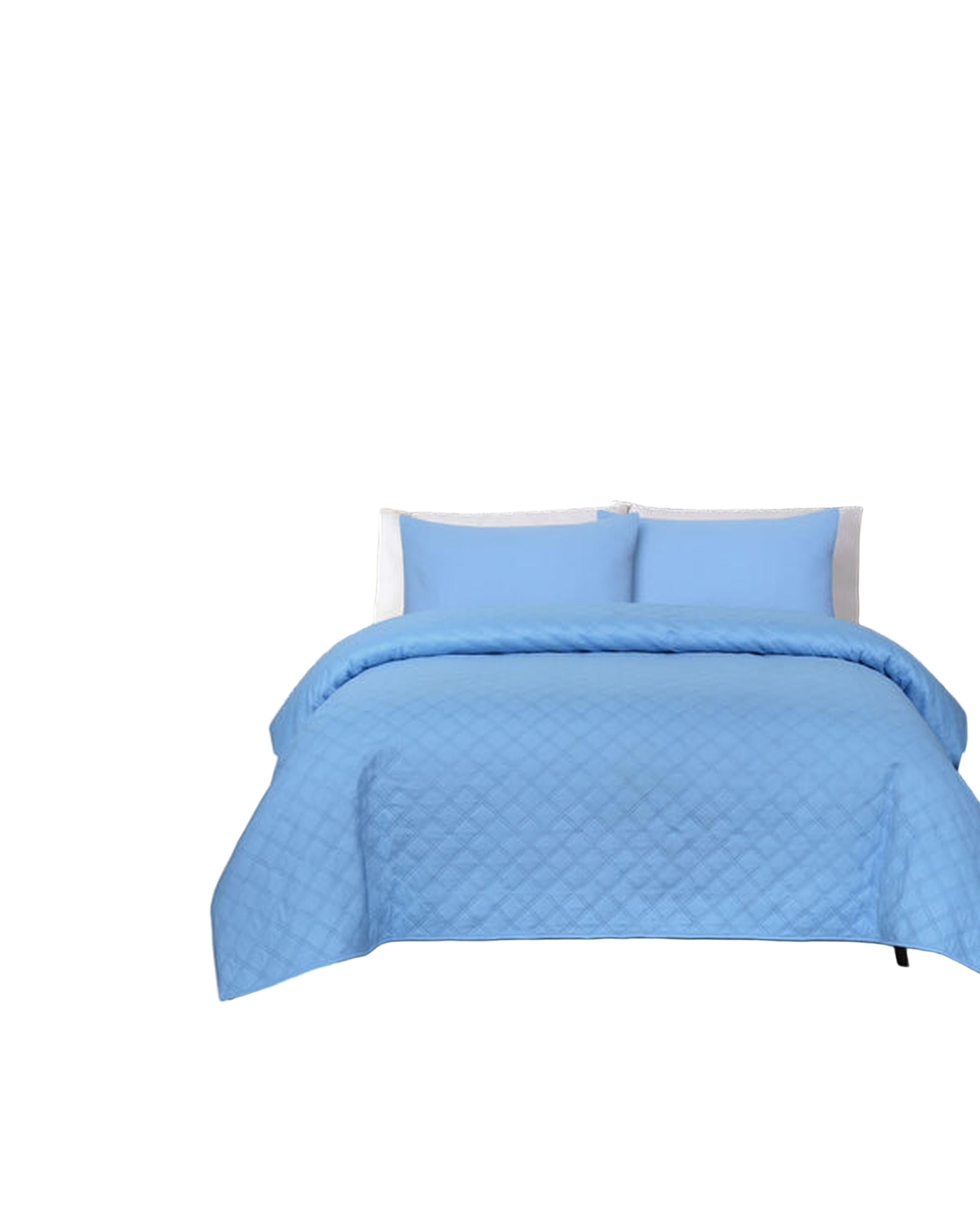 Amsons Ultrasonic Double Coverlet Set - Blue Amsons