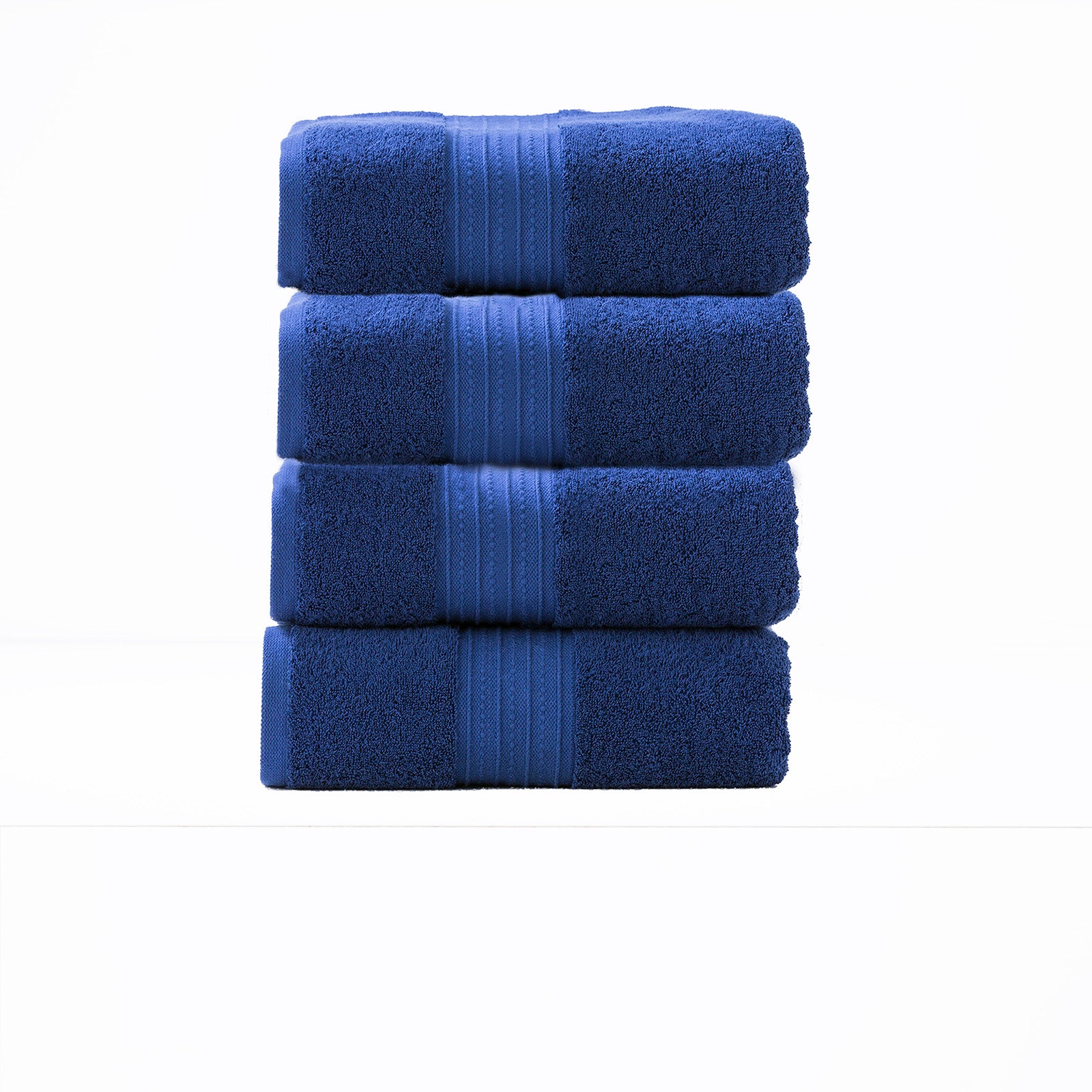 Renee Taylor Brentwood 650 GSM Low Twist 4 Piece Bath Towel Royal Renee Taylor