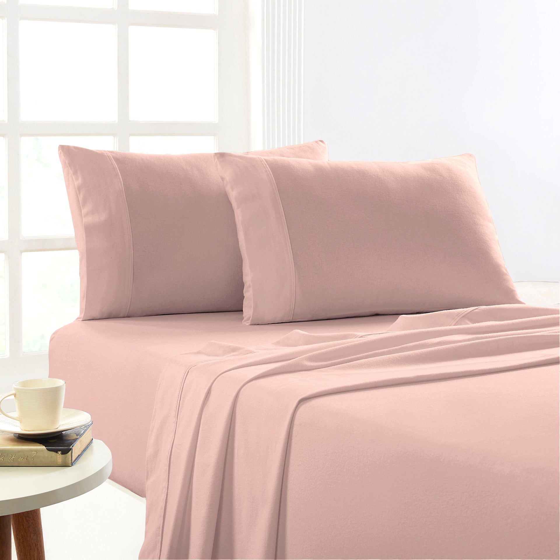 Park Avenue 175 GSM Egyptian Cotton Flannelette Sheet Sets - ROSE Park Avenue