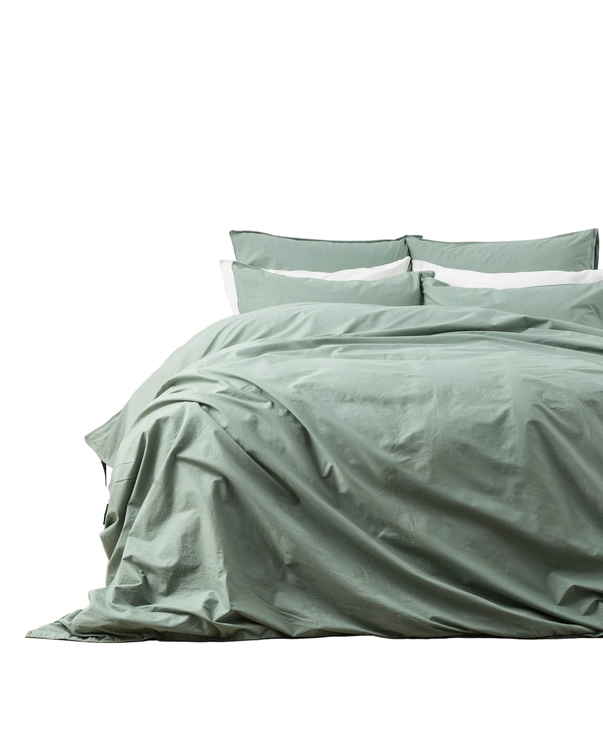 Renee Taylor Helena Vintage Stone washed Quilt Cover Set - Cactus Renee Taylor