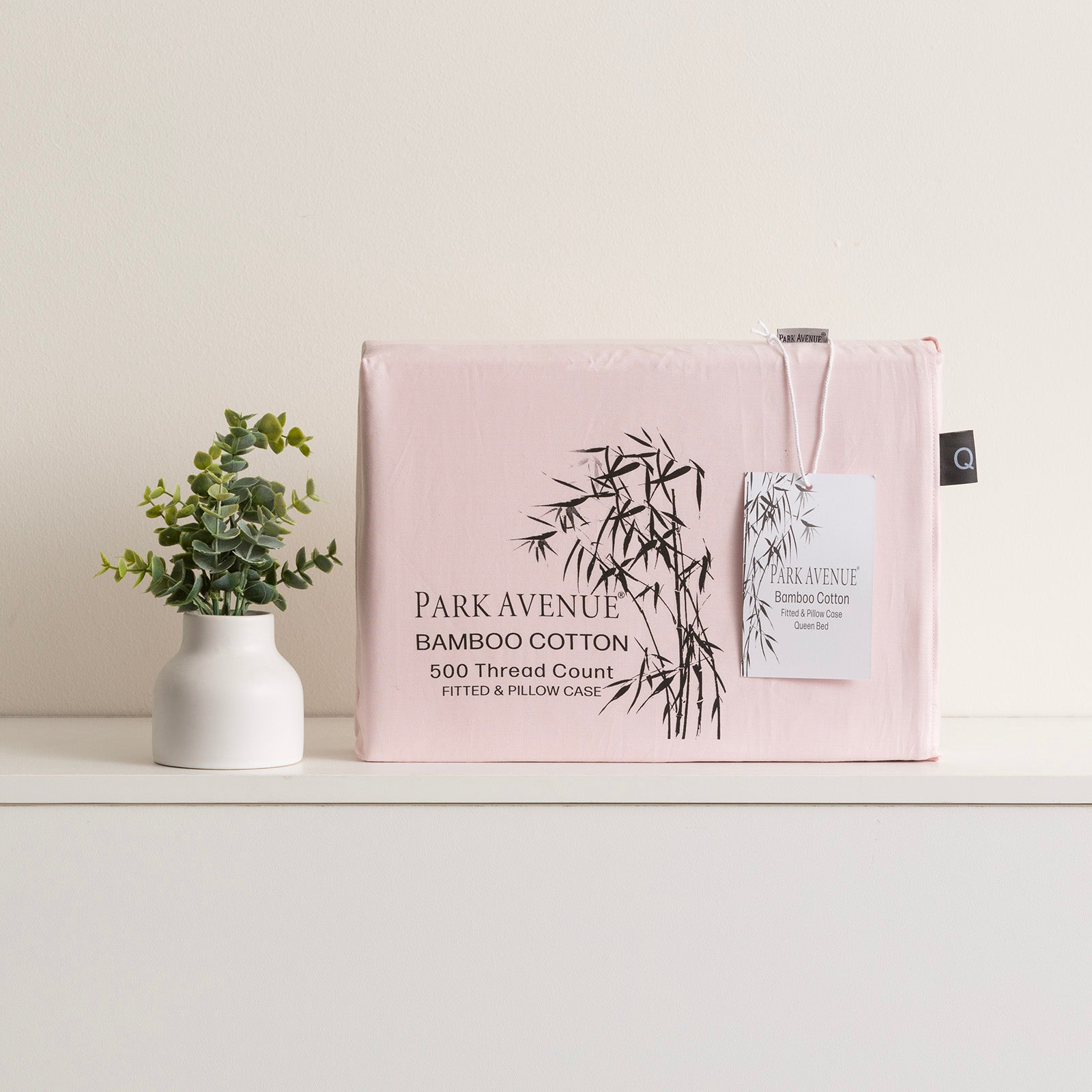 Park Avenue 500 Thread Count Bamboo Cotton Combo Set - Peach Park Avenue