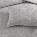 Renee Taylor Bengali Jacquard Quilt cover Set - Silver Renee Taylor