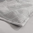 Renee Taylor Bengali Jacquard Quilt cover Set - Silver Renee Taylor