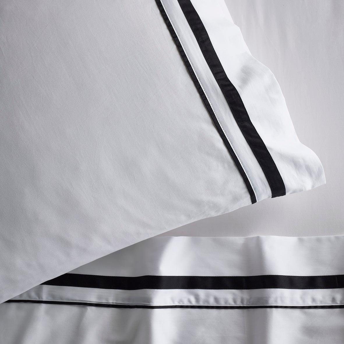 Renee Taylor Cloud 1000 TC Egyptian Cotton Sheet sets Deep - White Charcoal Renee Taylor
