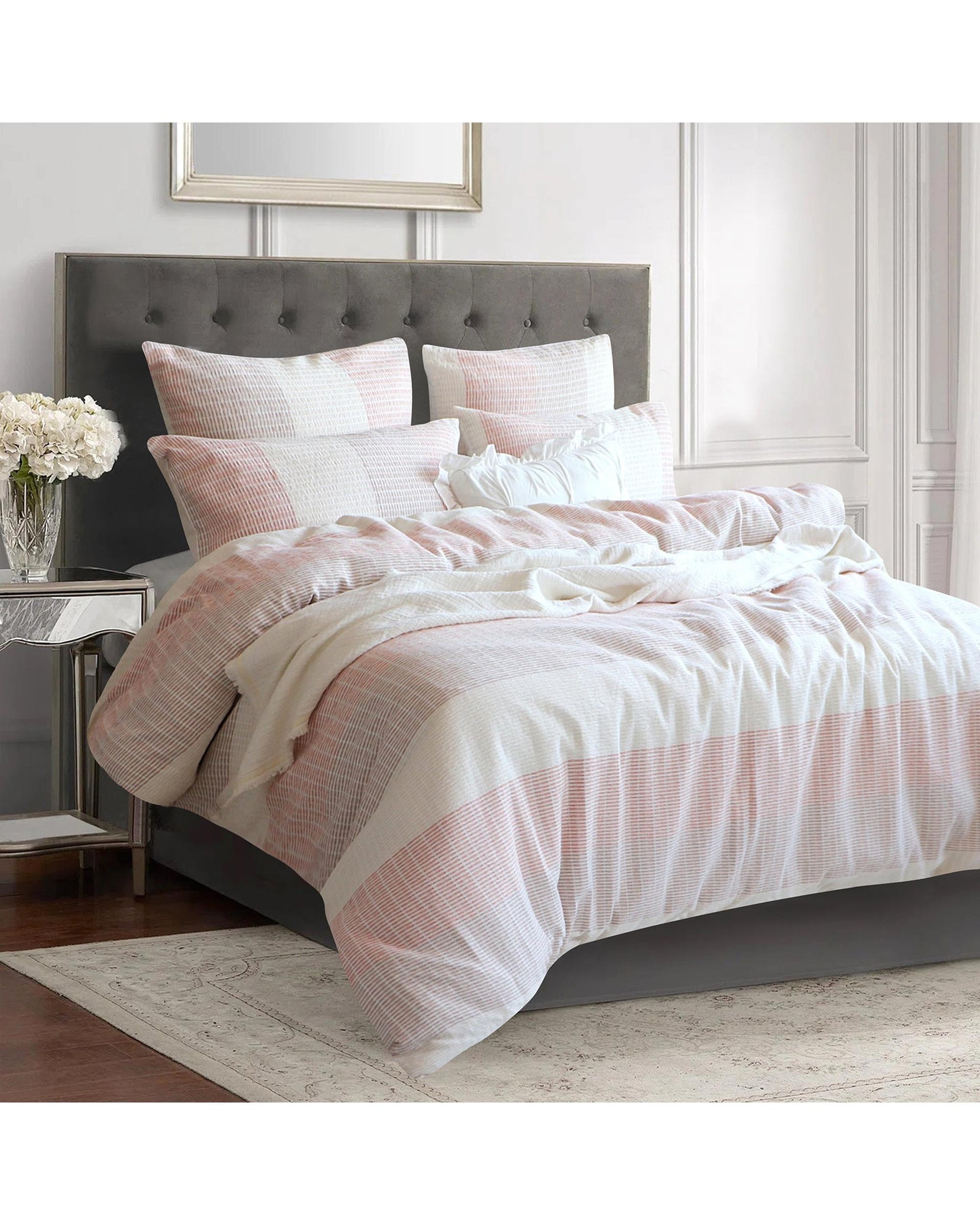 Renee Taylor Avalon Jacquard Quilt Cover Set Renee Taylor