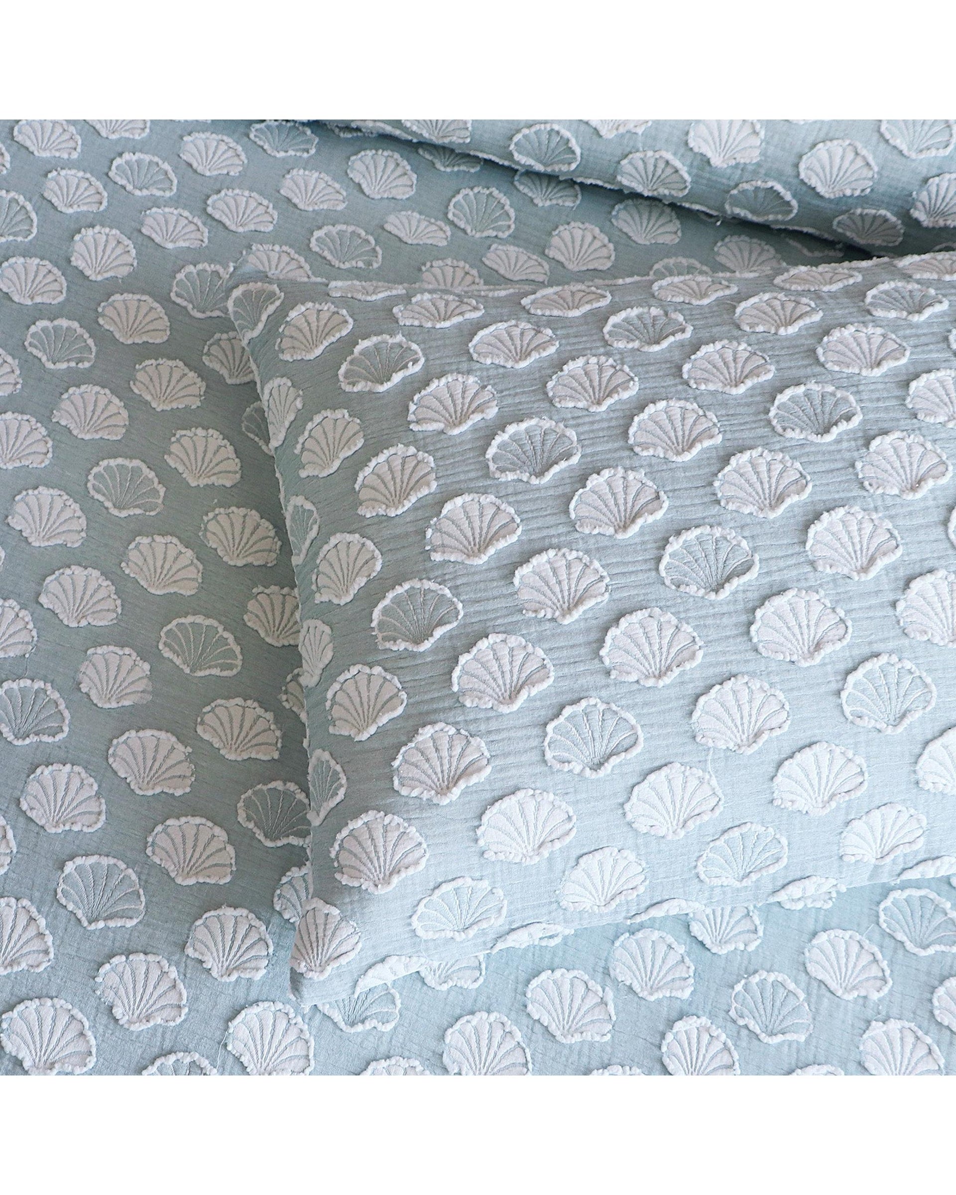 Renee Taylor Coralium Chenille Tufted Jacquard Quilt Cover Set Renee Taylor