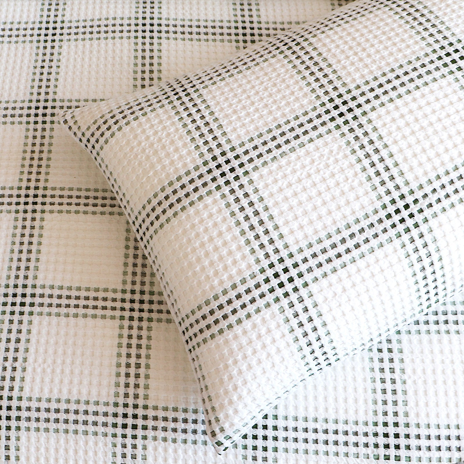 Renee Taylor Elliot Yarn Dye Waffle Quilt Cover Set Renee Taylor